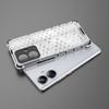 For Realme 10 Pro+ 5G Honeycomb Texture Protective Phone Case TPU+PC Cell Phone Cover