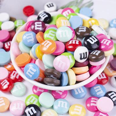 Resin Accessories: Cartoon M Bean DIY Phone Case Stickers & Hair Clip Materials