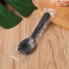 Disposable Plastic Cake Fork and Spoon Set
