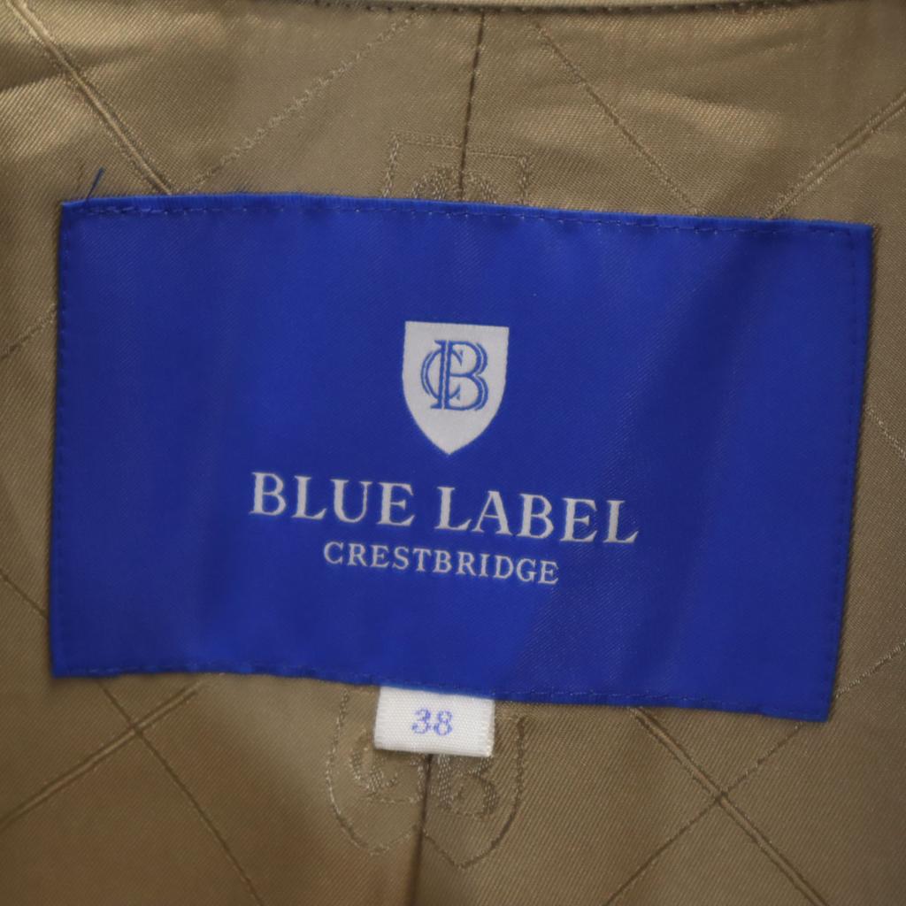 BLUE LABEL CRESTBRIDGE Trenchcoat 38 Beige Sanyo Shokai Damen Gebraucht