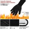 PHILORN Five-Finger Potholders, Heat-Resistant Mitts, Gloves for Barbecuing, Cooking, and More, Heat-Resistant up to 800°C (Instant Temperature),