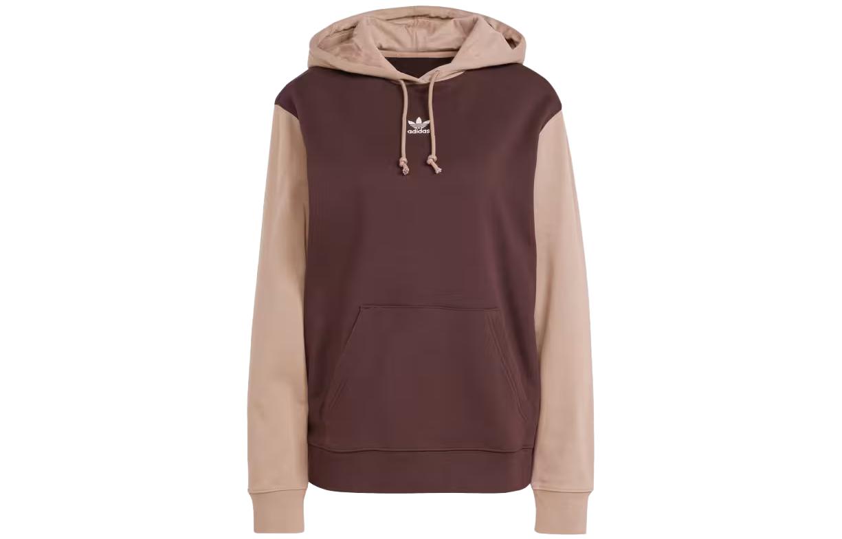 

Adidas Originals Sweatshirts Women s Contour Brown Hooded Moderate Regular IS5243 S