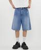 Odeoakaibeu Dart Bermuda Denim Half Pants Summer Blue