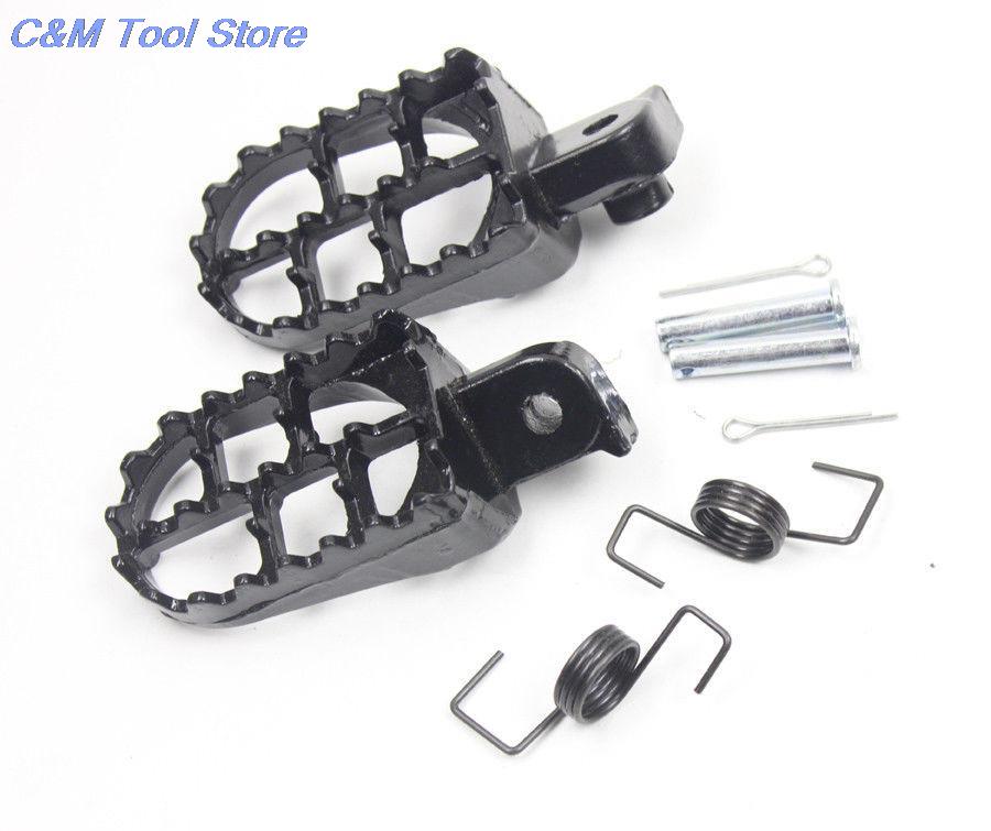 New 3.1 Inch Length X 2.0 Inch Width Foot Pegs Pedals for For PW 50 (ALL) PW80 (ALL) Footrests Foot Pegs