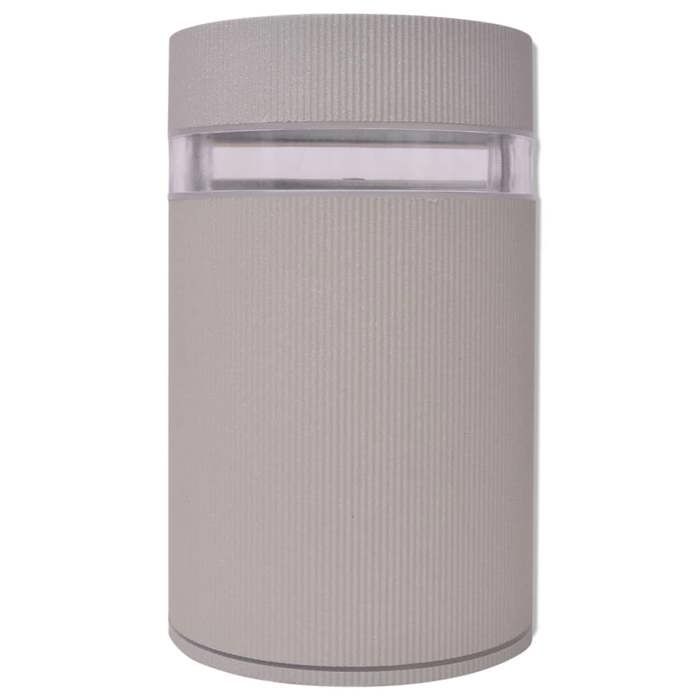 VidaXL Applique Murale Extérieure Demi-cylindrique Lampe Jardin Allée Porche 42233
