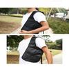 Fashion Mens Antitheft Phone Package Black Shoulder Bag Hidden Backpack For Casual Use