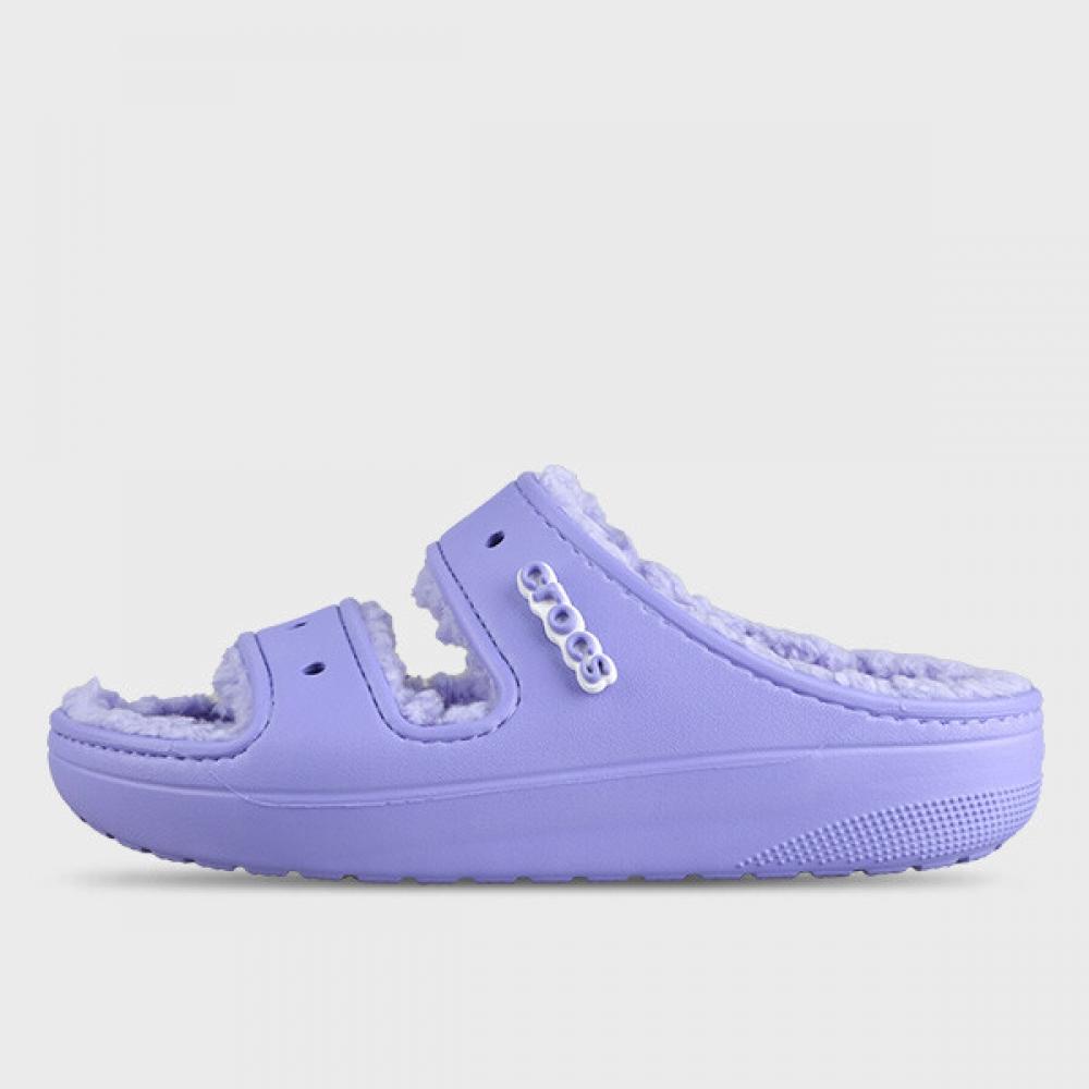 Crocs Classic Cosy Women Winter Fur Slippers Office School Cold Weather Sandals 207446 5py