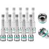 Green Alloy Steel Non Magnetic Socket Wrench Bit For Self Tapping Screws With 6.35mm Hex Shank Drill Driver Tool