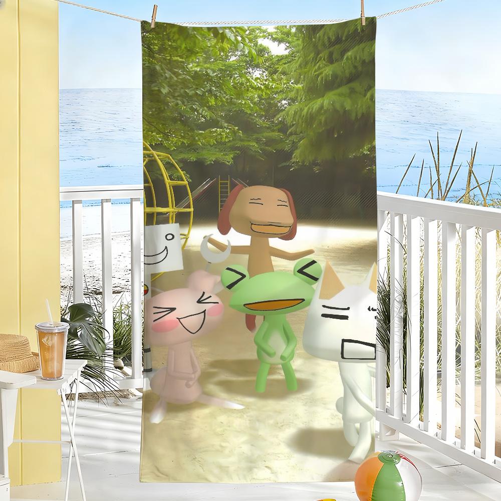 

Toro Inoue Cute Cartoon Towel Soft Pool Gift For Travel Gym Shower Camping Quick Dry Sports Large Beach Towels W40*H60(CM)