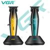 Original VGR V-992 Oil Head Clipper Hair Trimmer Professional Barber Cordless Clipper Electric Hair Cutting Machine Metal Hair Trimmer Digital Display