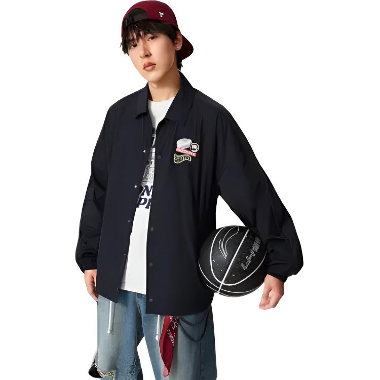 Li Ning Basketball Collection Jackets & Coats Men's Black AFDV623-3