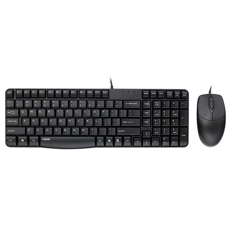 Rapoo X120 Wired Optical Keyboard and Mouse Combo