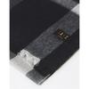 Daks Unisex Long Light Scarf Navy Check Wool Cashmere Blend Dbmu5fe80n2