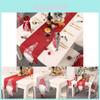 Festive Christmas Table Runner With Rudolph Design For Holiday Dining Decor