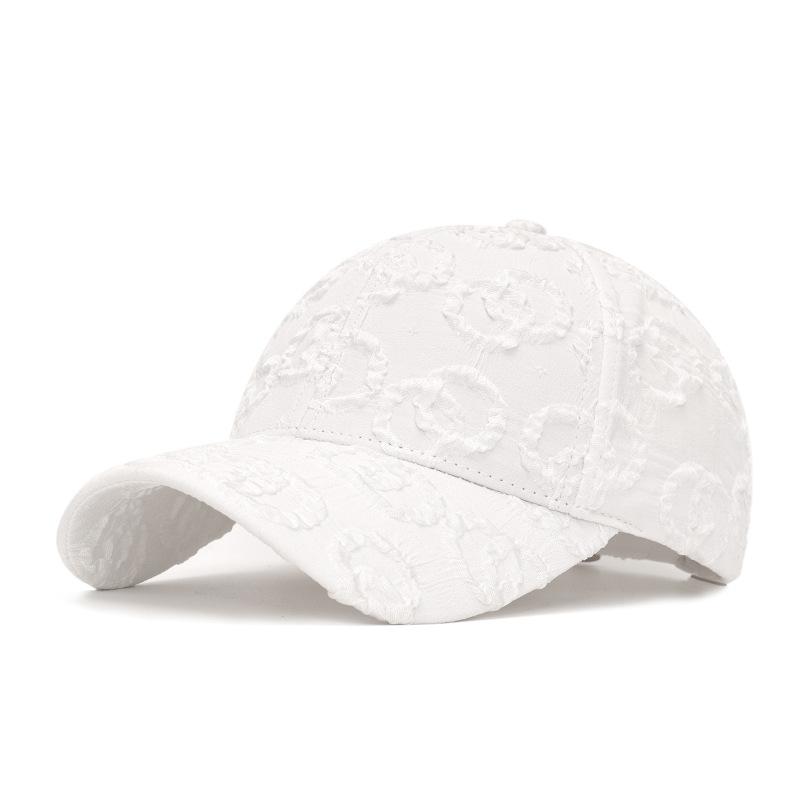 Baseball Cap Women Summer Thin Lace Flower Cap Sunshade Cap