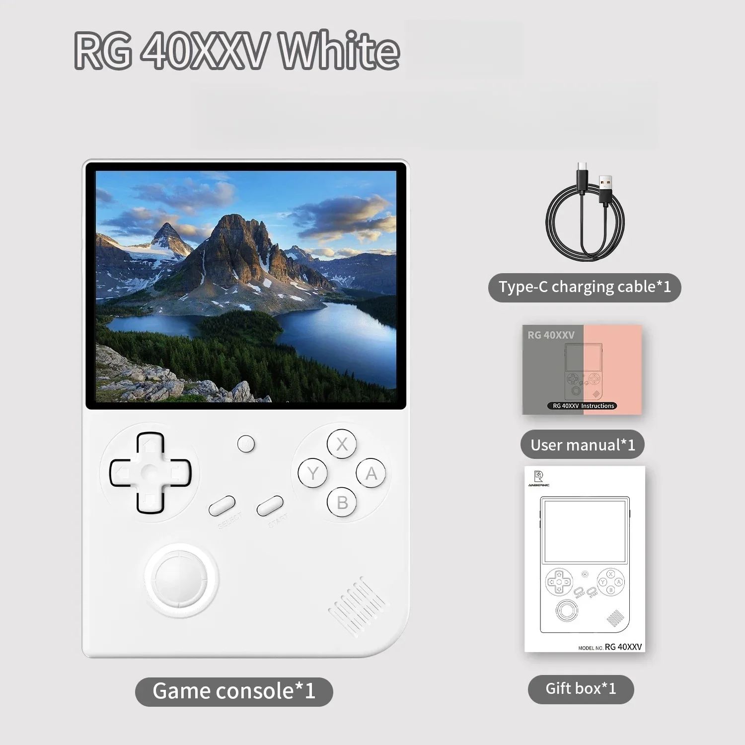 Anbernic RG 40XXV 64G Gamepad белый
