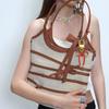 Elegant Red Bowknot Tassels Pendant Keychain Stylish Bag Charm For Keys And Bags Sturdy Alloy Material Car Key Decoration