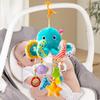 Baby Toy Car Mirror With Soft Plush Characters For Newborns And Infants