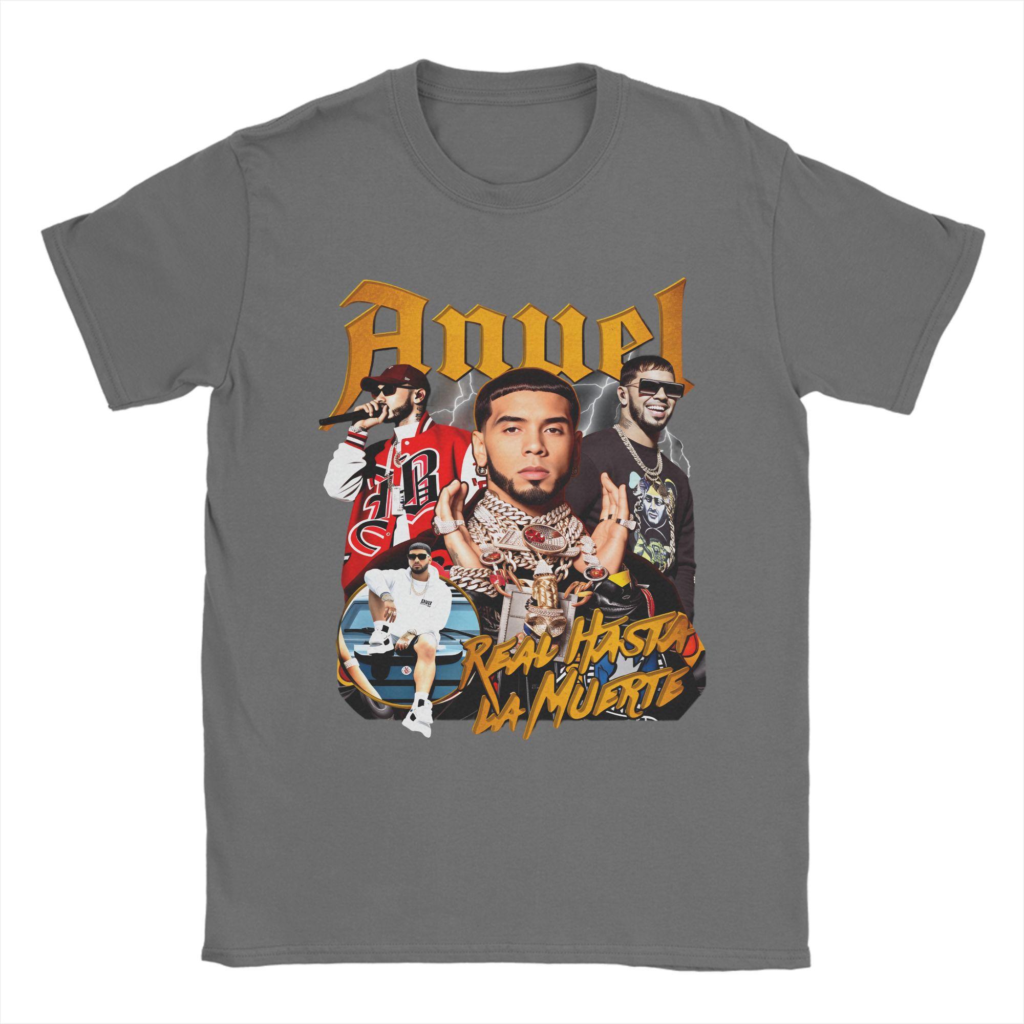 

Men Women Graphic Printing Real Hasta la Muerte 2 Anuel AA Album T Shirt Tee Cotton T-shirts Clothing 4XL