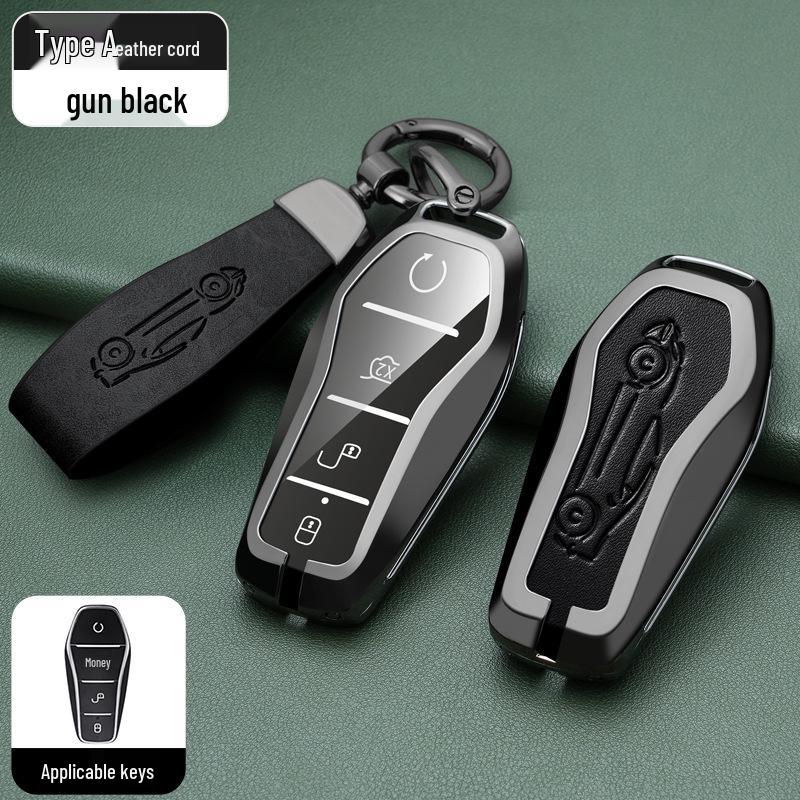 BYD Han, Tang DM, Qin PLUS, Song Pro/Max, Yuan Car Metal Key Case (2021 Model)