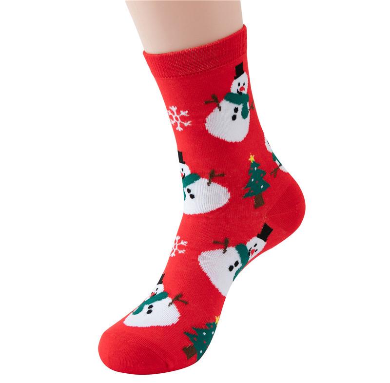 Novelty Socks Christmas Socks Santa Claus Socks, Christmas Multi Color Cartoon Christmas Socks Cotton
