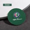 Car Water Coasters Non-slip Insulation Pad Round Cup Groove Mat For Alfa Romeo giulia stelvio giulietta 159 147 156 AccessoriesLR1 