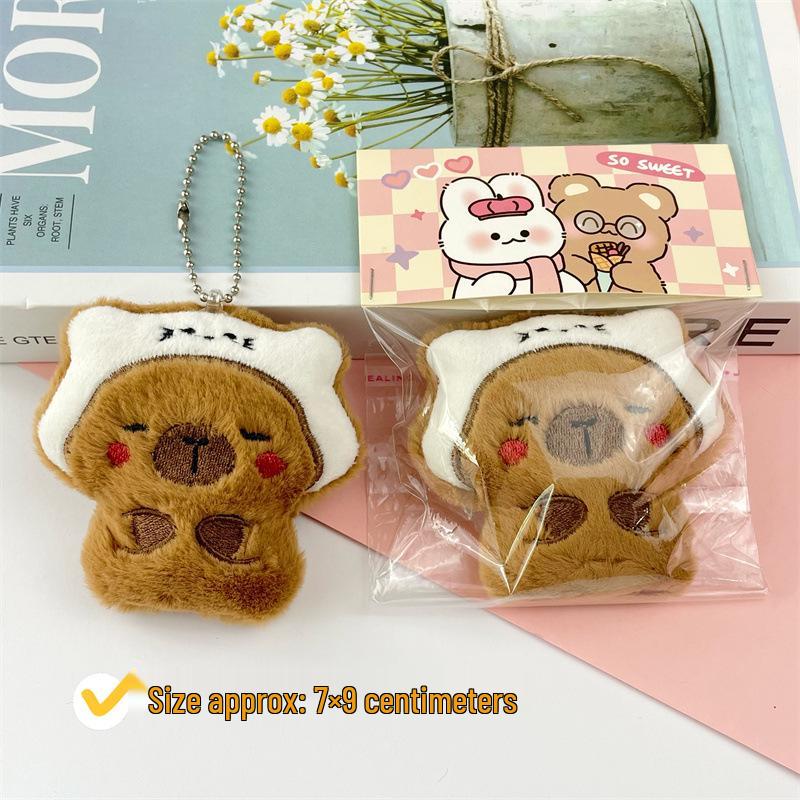 Capybara Charm Pendant: Cute Sanrio Headgear & Children's Accessories