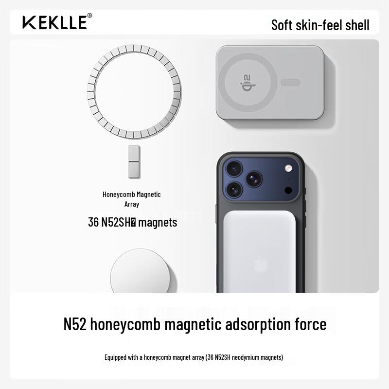 KEKLLE Magsafe Color-Block Protective Case for iPhone