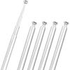 Uxcell 5 Sections Telescopic Antenna, 12 Inches 310mm Long for AM FM Radio TV, 5 Pcs Communications for Home Theater, Silver Tone