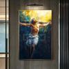 Jesus Christ Biblical Art Canvas Print  Christian Gospel Wall Decor for Holy Week  Easter  Perfect for Home Room or Church Decor