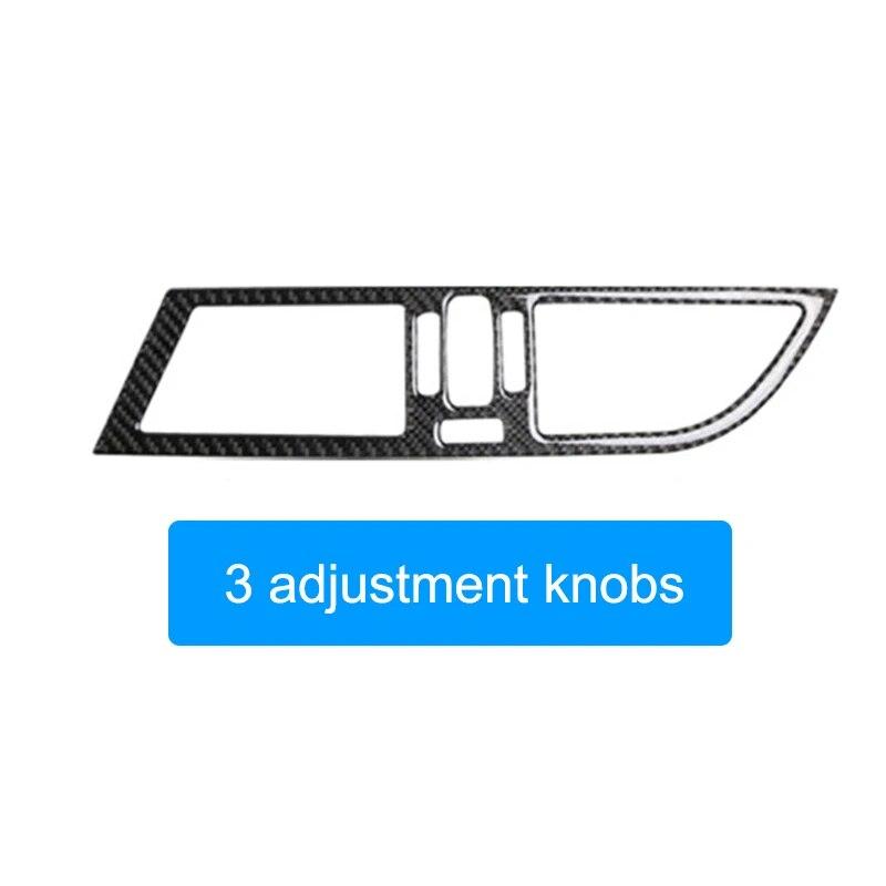 Carbon Fiber Auto Innen Zentrale Steuerung Klimaanlage Outlet Vent Rahmen Abdeckung Aufkleber Zubehör Für BMW Z4 E89 2009-2016