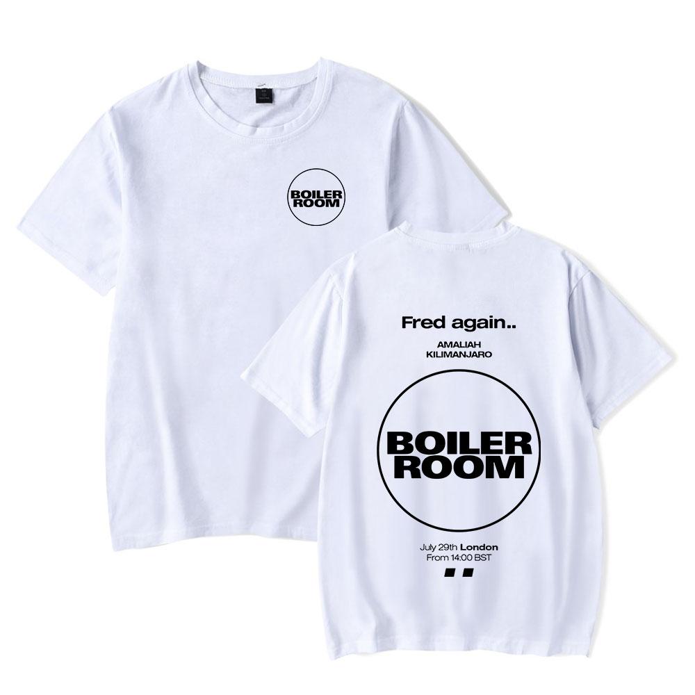 

2025 Fred Again Мерч Футболка Boiler Room З коротким рукавом Круглий виріз Унісекс Жіночий Модний Топ S