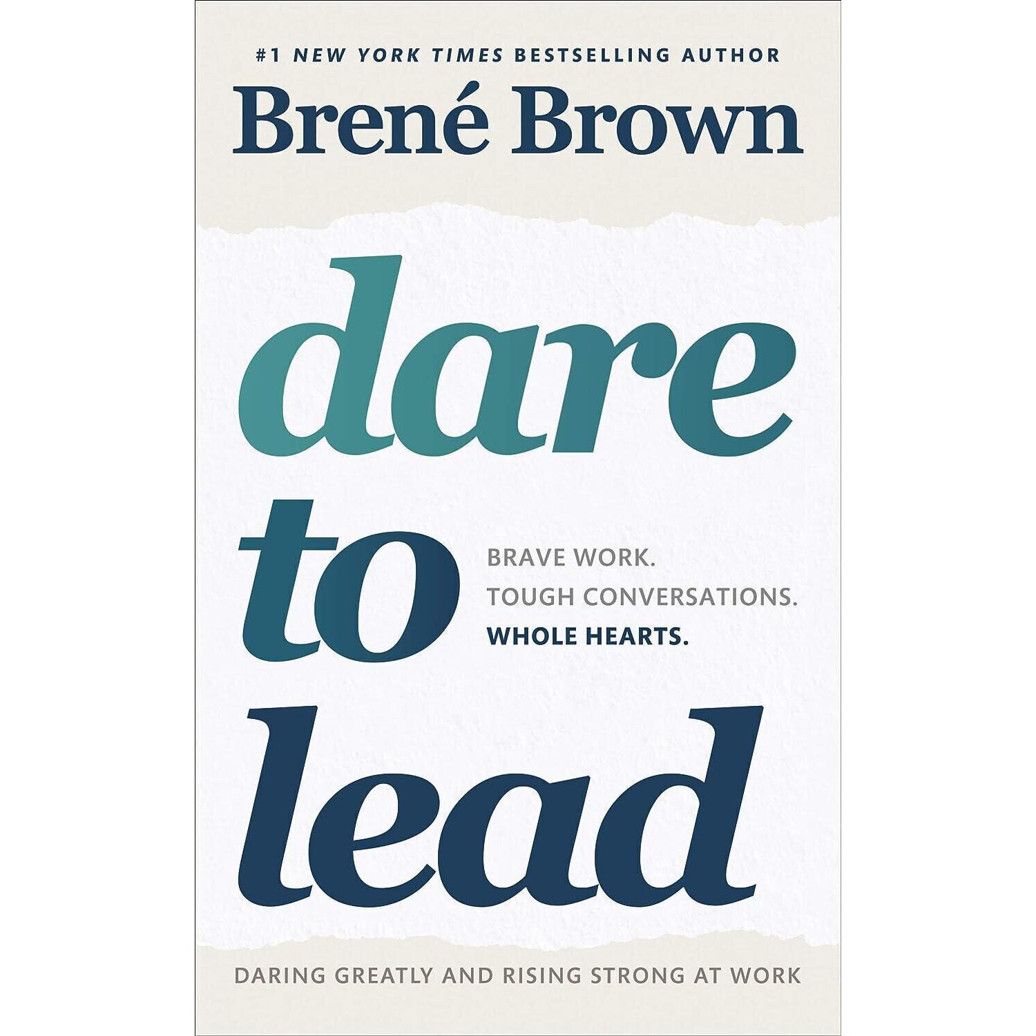 Dare to Lead old Work Tough Conversations Whole Hearts Paperback # IND 1621