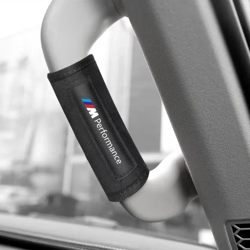 Car Interior Handle Protection Cover Roof Pull Gloves Car Styling For BMW M E34 E36 E60 E90 E46 E39 E70 F10 F20 F30 X5 X6 X1 M3 M5 M6 E71 F01 F02 F87