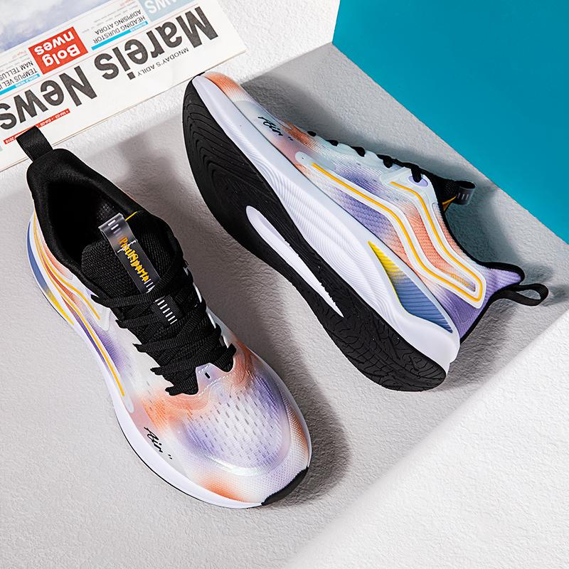 

2025 Новые мужские кроссовки для бега на воздушной подушке для марафона, дышащие, легкие, женские, удобные, спортивные, нескользящие кроссовки 41 оранжевый