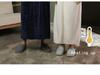 Women's & Men's Double-Sided Thick Coral Fleece Bathrobe - Long, Ankle-Length, Ideal for Autumn & Winter