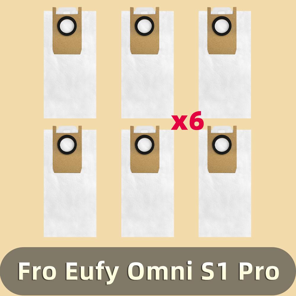 

Fit For ( Eufy Omni S1 Pro / Omni S1) Vacuum Parts Main Roller Side Brush HEPA Filter Mop Cloth Dust Bag Replacement Accessories
