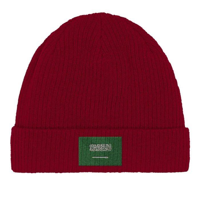 Bonnet Drapeau Arabie Saoudite En Rouge