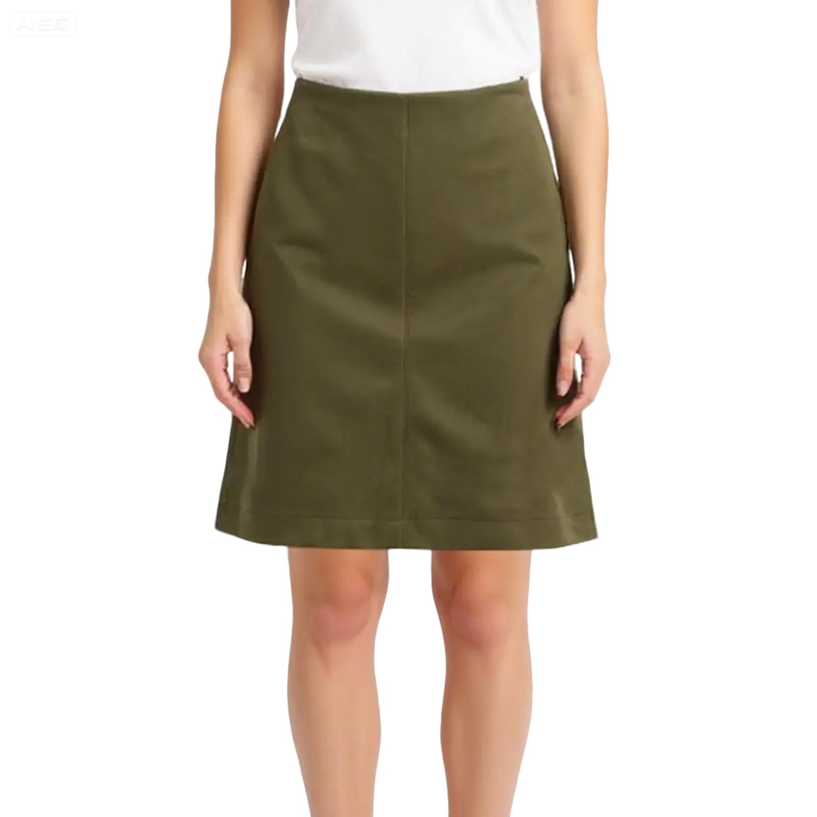 

Women s Retro Half-length Hip-wrapped Fashion Casual Skirt M