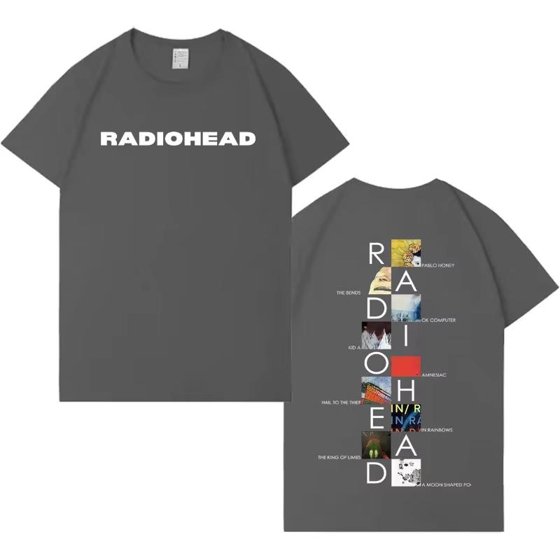 Radiohead Tour 2026 T Shirts Unisexs Fashion High Quality Tshirts Unisex Hip Hop High Quality Pure Cotton Casual Tees Unisex