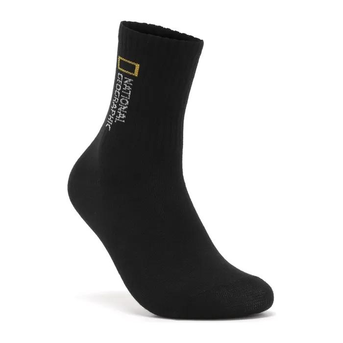 National Geographic N265ASO010 Middle Socks Bundle BLACK