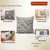2D Floral Embroidered Pattern Decorative Pillow Covers Pattern Cushion Cover Suitable For Sofa Bedroom Car Pillow Cover