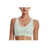 Under Armour SmartForm Solid Color Slim Fit Medium Support Sports Bra Women Underwear Green 1373826-592