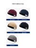 Brättlös melonkeps: Retro Broderad Unisex Street Fashion Hatt