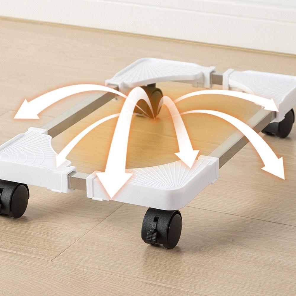 Ständer Unterstützung Bewegliche Basis 4 Lenkrollen Kühlschrankbasis Belüftete Verstellbare Basis Wäsche