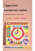 Montessori Educational Toys: Children's Weather & Date Recognition Clock Puzzle for Ages 3-6