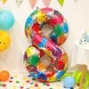 Giant Colorful Number Foil Balloons 40 Inch Party Decorative Number Balloons  Wedding Party