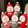 Adorable Plush Christmas Snowman Decoration Cute Stuffed Toy For Kids And Girlfriends