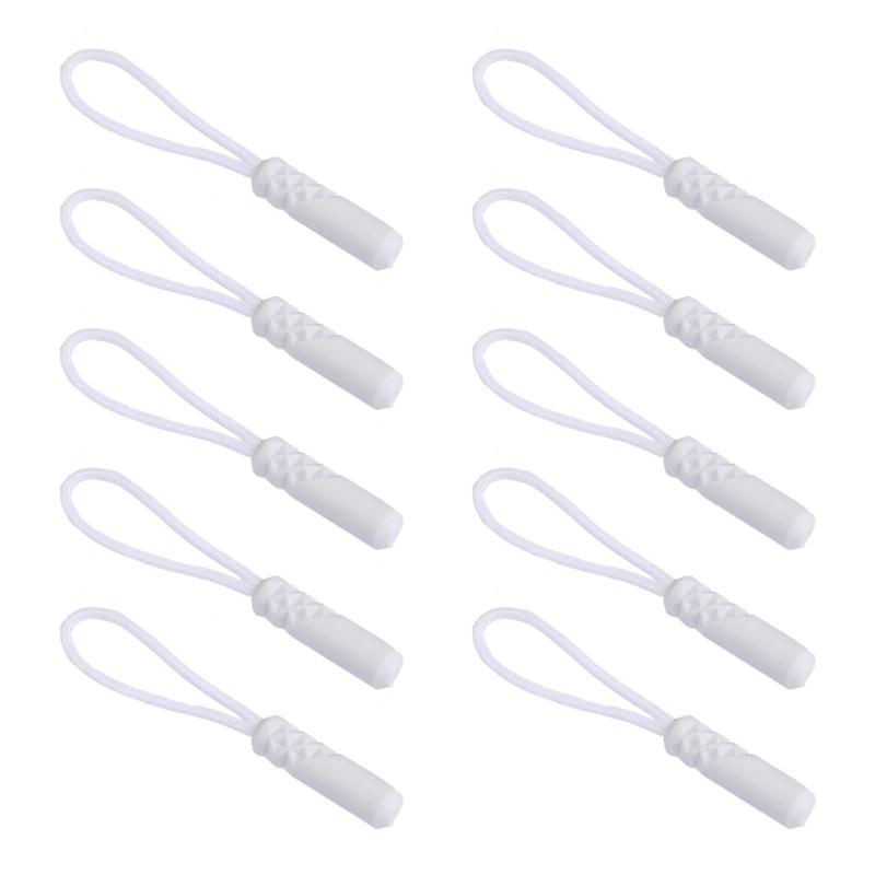 10lots Reliability Backpacks Zippers Tail Cord Suitcases Tent Zippers Cord for Outdoor Activity