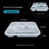 Deshangyuan Disposable Square Meal Prep Containers with Lids